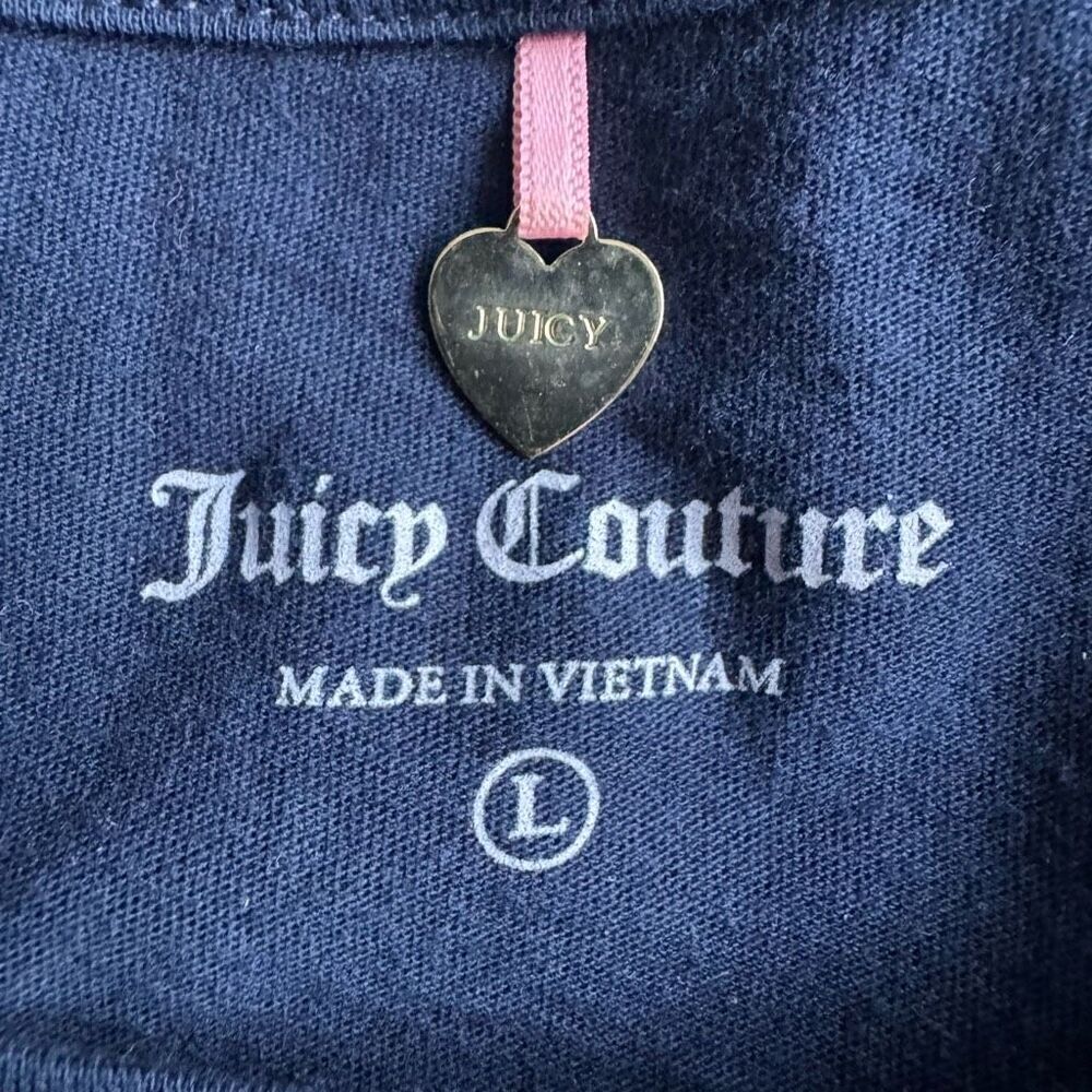 Juicy Couture Birds Of Paradise Bling Baby Tee Size L - Picture 7 of 8